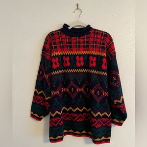 Colorful Patterned Sweater